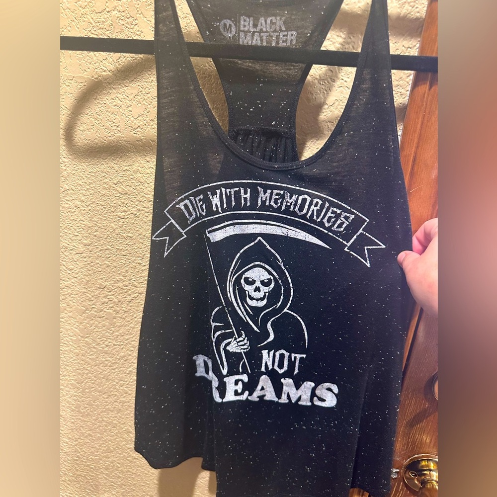 Spirit Halloween Black Matter Reaper Tank Top